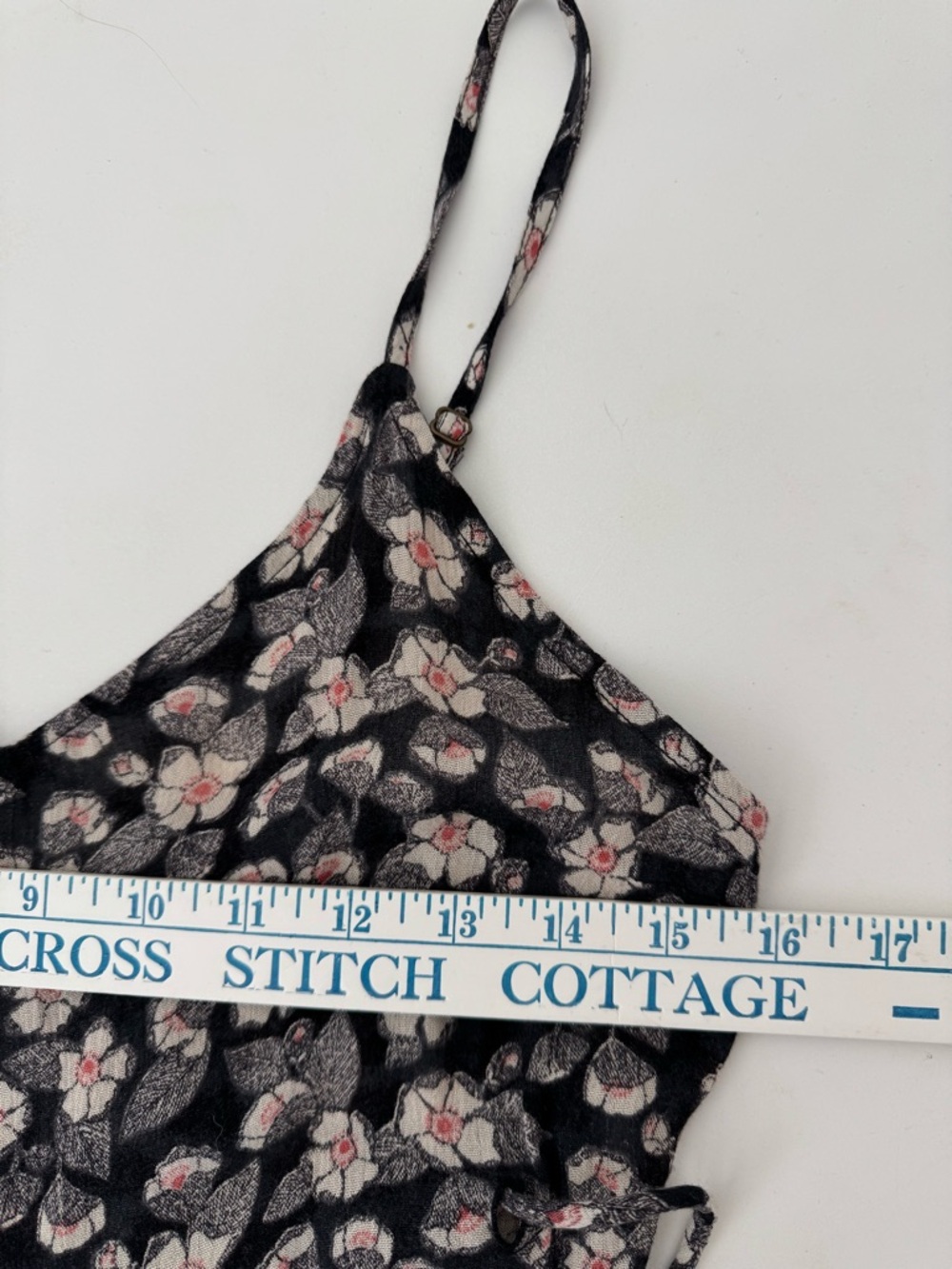 Rip Curl Floral Jumpsuit S Wide Leg Boho Gauzy Summer Beach Resort - Picture 9 of 9